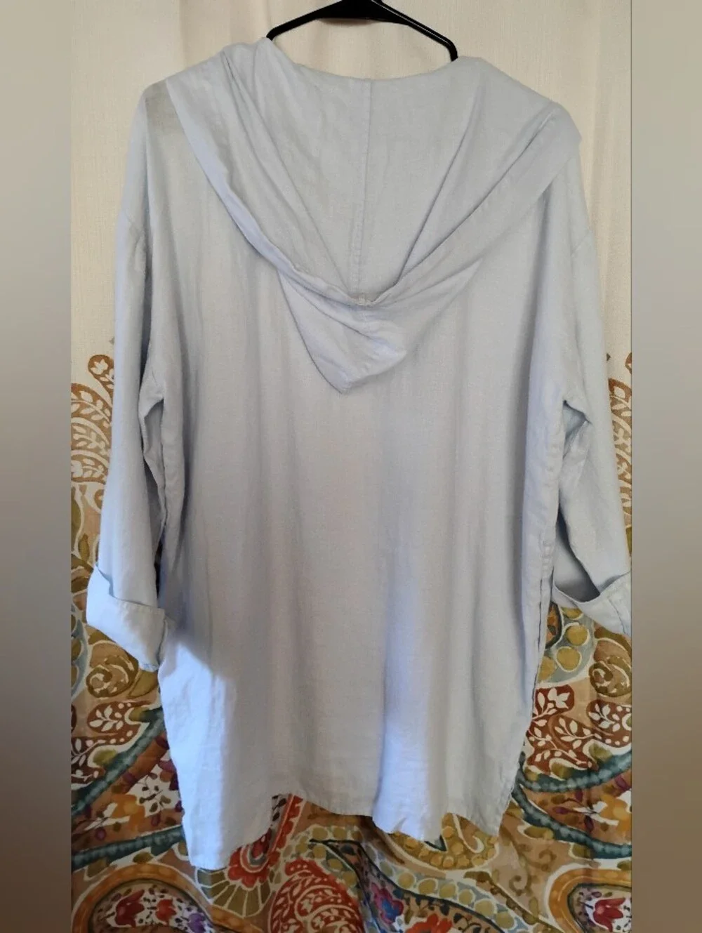 Large Linen Beach Coverup